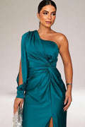Wendy Women's Maxi Dress | Silky One-Shoulder Formal Dress