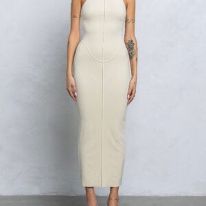 Harvey Dress Taupe