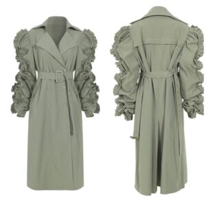 Tuffed Trench Coat